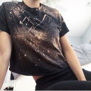 @BleachNeverBleak black crop top